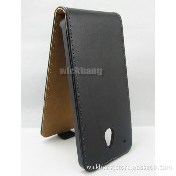 Genunie Leather Flip up Down Case for for HTC One Mini / HTC M4